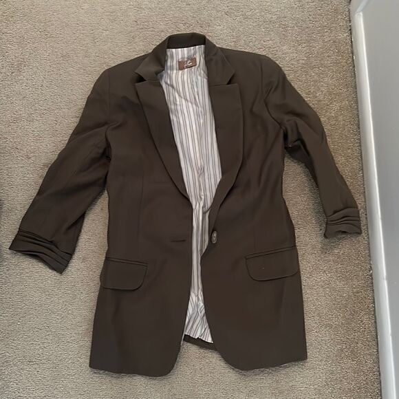 Intermix Fulton Blazer Green P - Picture 1 of 5